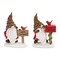 Melrose Whimsical Santa Gnome Christmas Figurine - 5.5" - Set of 4